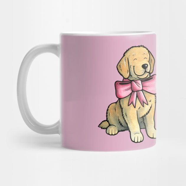 Golden Retriever Puppy by animalartbyjess